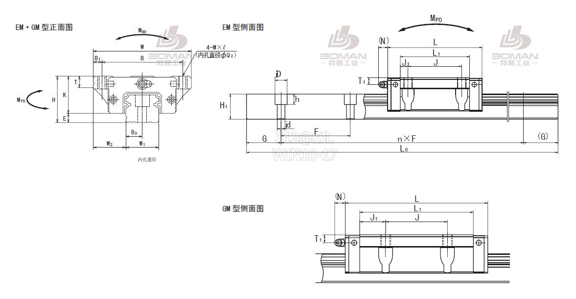 LH20EM-LH直线导轨