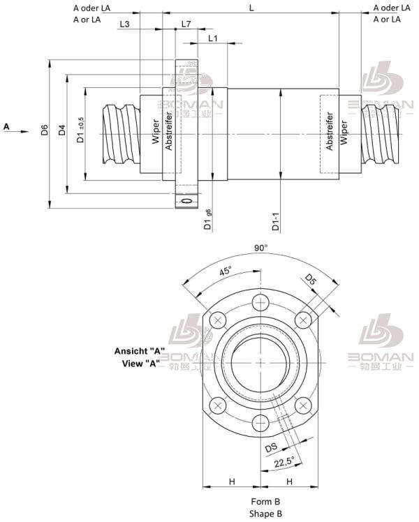 STEINMEYER施坦梅尔 2416/5.32.3,5.4 steinmeyer 丝杠