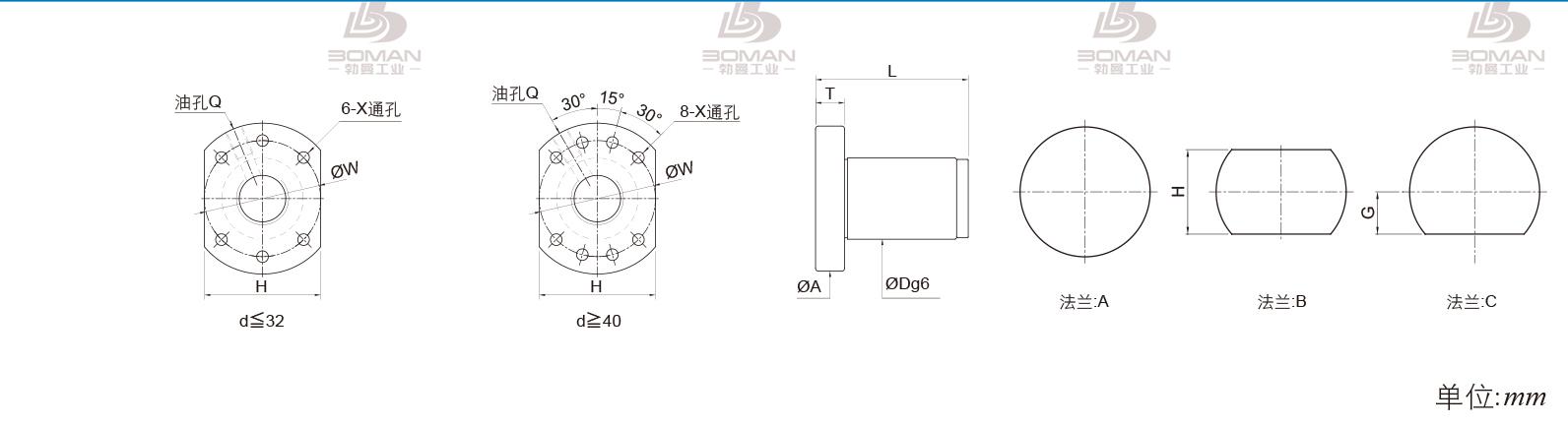 PMI FSDU3205B-4.0P pmi丝杆中国