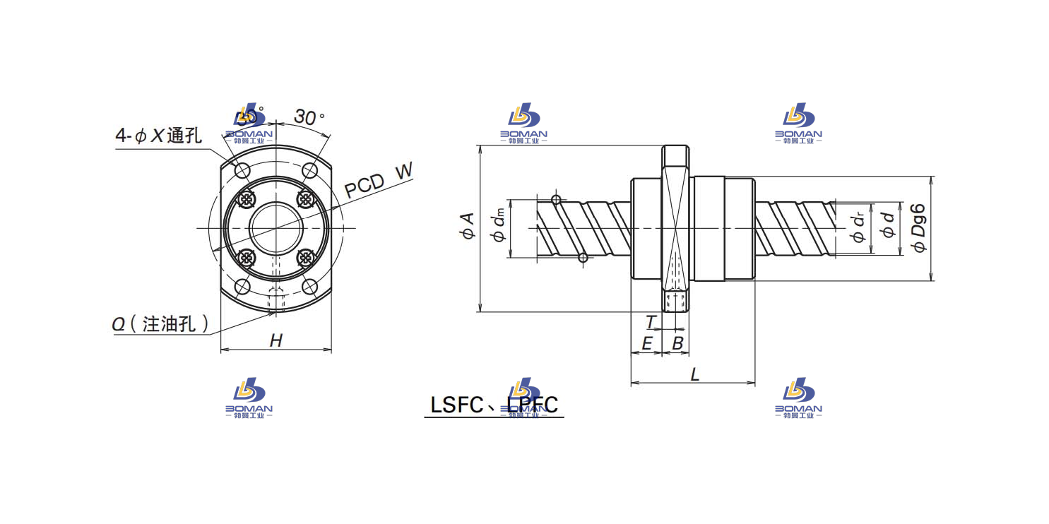 NSK LSFC2525-6